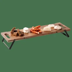 Plats À Servir^CASA ACACIA LUX Planche à Servir /table Noir, Naturel