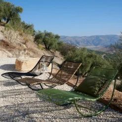 Chaises Longues^CASA ACAPULCO Chaise Longue Basculante Noir