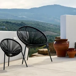 Fauteuils De Jardin^CASA ACAPULCO Chaise Lounge Set De 2 Sable