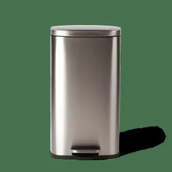 Poubelles De Cuisine|Poubelles^CASA ADELE Poubelle à Pédale 30l Argent