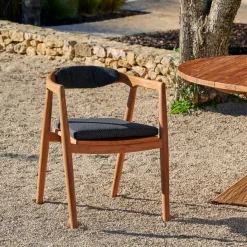 Coussins De Chaise^CASA AUGUST Coussin Dossier Noir