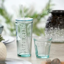 Verres Avec Paille^CASA AUTHENTIC Verre Avec Paille Transparent