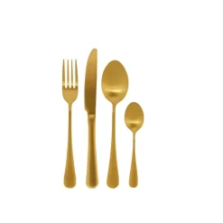 Ménagères^CASA AXELLE Couverts 16 Pièces Doré