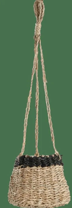 Porte-Plantes À Suspendre^CASA BAKU Pot à Suspendre Noir, Naturel