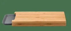 Planches À Découper^CASA BAMBOO Planche à Découper Avec Récipient Gris, Naturel