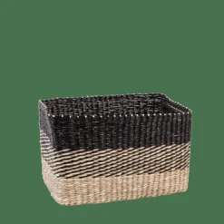 Paniers Tiroirs^CASA BOBO Panier Tiroir Noir, Naturel