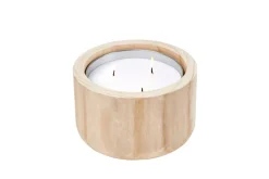 Bougies De Jardin^CASA CITRONELLA WOOD Bougie De Jardin Blanc