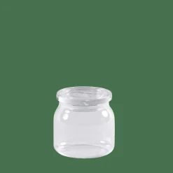 Bocaux^CASA CRYSTAL Pot à Provisions Avec Couvercle Transparent