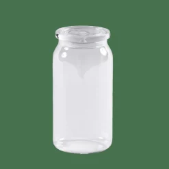 Bocaux^CASA CRYSTAL Pot à Provisions Avec Couvercle Transparent