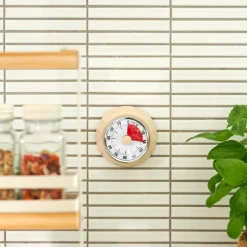 Aimants^CASA CUISINO Minuteur Rétro Avec Aimant Sable