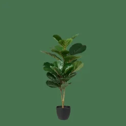 Plantes Artificielles^CASA FIGI Plante Artificielle Noir, Vert Foncé