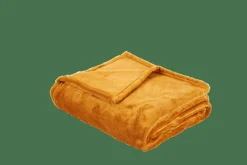 Plaids^CASA FLANELLA Plaid Jaune Foncé