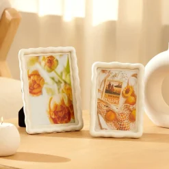 Cadres Photos^CASA FLOWY Cadre Photo Blanc