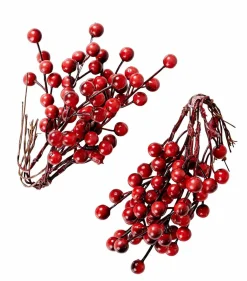 Branches Artificielles^CASA FOAM Branches D'églantier Rouge