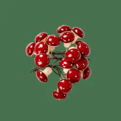 Figures Déco^CASA FOAM Champignon Déco Rouge Foncé