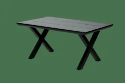 Tables De Jardin^CASA FORMAX Table De Jardin Avec Pieds Noir