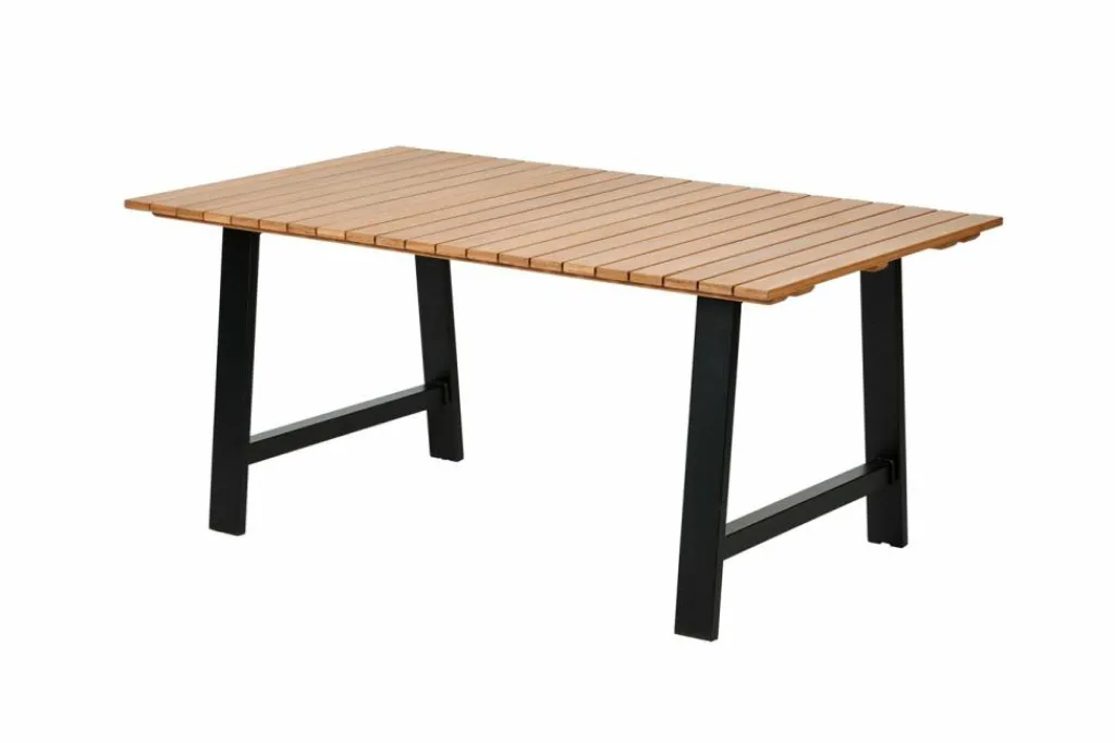 Tables De Jardin^CASA FORMAX Table De Jardin Avec Pieds A Natural/noir