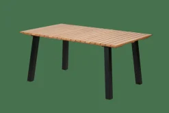 Tables De Jardin^CASA FORMAX Table De Jardin Avec Pieds A Natural/noir