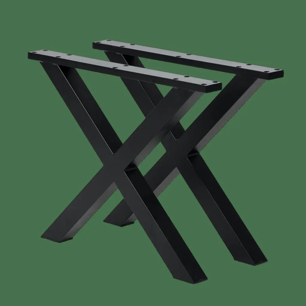 Tables De Jardin^CASA FORMAX Table De Jardin Avec Pieds X Natural/noir