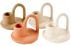 Bougeoirs^CASA FOXY Bougeoir Taupe