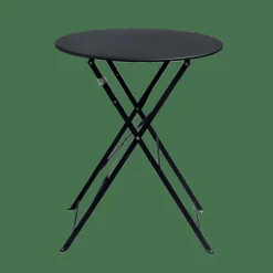 Tables Bistrot|Tables De Jardin^CASA IMPERIAL Table Pliante Rond Noir