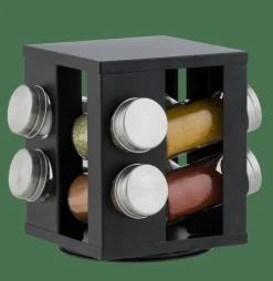 Pots À Épices^CASA INDUSTRIA Carrousel à épices 8 Récipients Noir