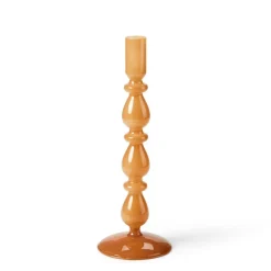 Bougeoirs^CASA ISA Bougeoir Opale Brune Brun