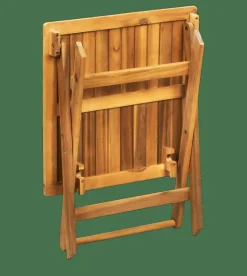 Tables Bistrot|Tables De Jardin^CASA JOSHUA Table Pliante Brun