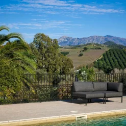 Salon De Jardin^CASA JUMBO Fauteuil Lounge Noir