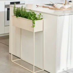 Supports Pour Plantes^CASA LARGO Pot De Fleurs Noir