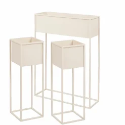 Supports Pour Plantes^CASA LARGO Pot De Fleurs Noir