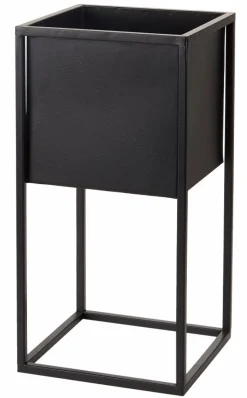 Supports Pour Plantes^CASA LARGO Pot De Fleurs Noir