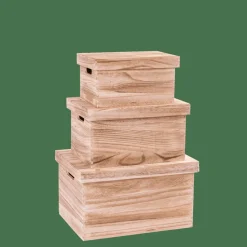 Caisses^CASA LIGNO Caisse Naturel