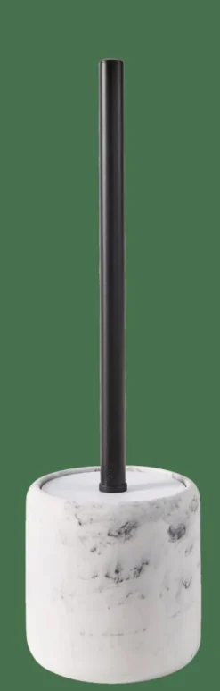Accessoires Wc^CASA LUNA Brosse WC Avec Support Noir, Blanc