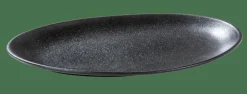 Assiettes^CASA MAGMA Assiette Ovale Noir