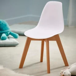 Kids|Meubles Pour Enfants^CASA MATHIAS Chaise Pour Enfants Blanc, Naturel