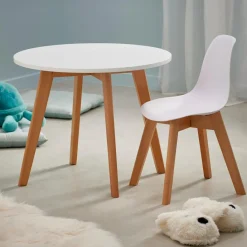 Kids|Meubles Pour Enfants^CASA MATHIAS Table Pour Enfants Blanc, Naturel