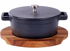 Faitouts^CASA MINI STEW Mini Poêle Noir