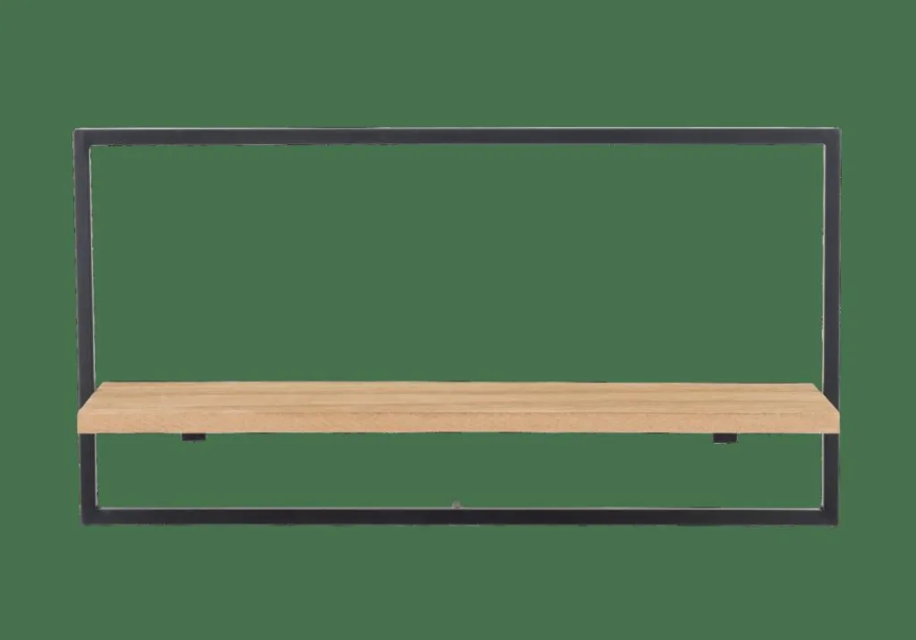 Étagères Murales^CASA MIX&MATCH Étagère à Suspendre Noir, Naturel