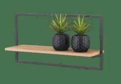 Étagères Murales^CASA MIX&MATCH Étagère à Suspendre Noir, Naturel