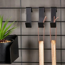 Decoration Murale|Étagères Murales^CASA MODULAR Set De 7 Crochets Noir