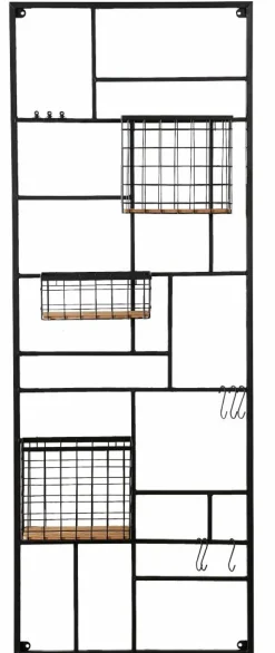 Decoration Murale|Étagères Murales^CASA MODULAR Set De 7 Crochets Noir