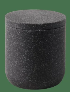 Accessoires Lavabo^CASA MOON Boîte à Coton Avec Couvercle Gris Foncé