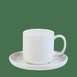 Tasses^CASA MOON Tasse Et Soucoupe Expresso 9 CL Blanc