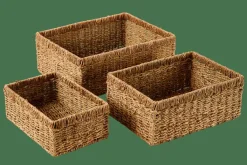 Paniers Tiroirs^CASA MYKONOS Panier Tiroir M Naturel