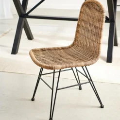 Tables À Manger^CASA NEW OAK Pieds De Table A Noir