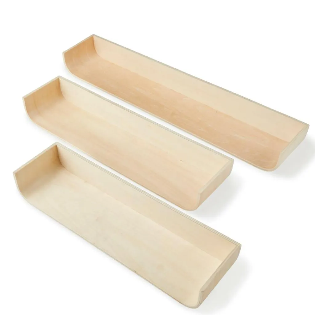 Étagères Murales^CASA NOMA Étagère à Suspendre S/3 Naturel