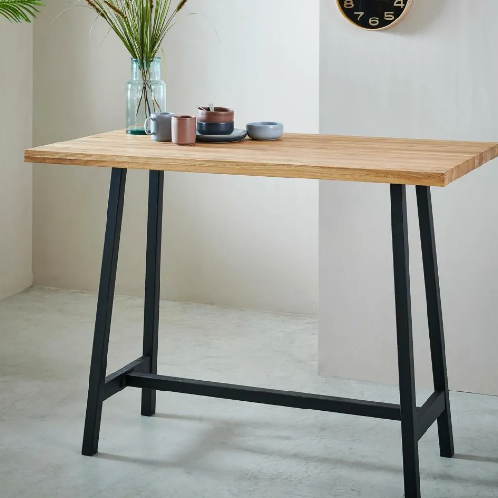 Tables Hautes^CASA OAK SPLIT Table De Bar Naturel