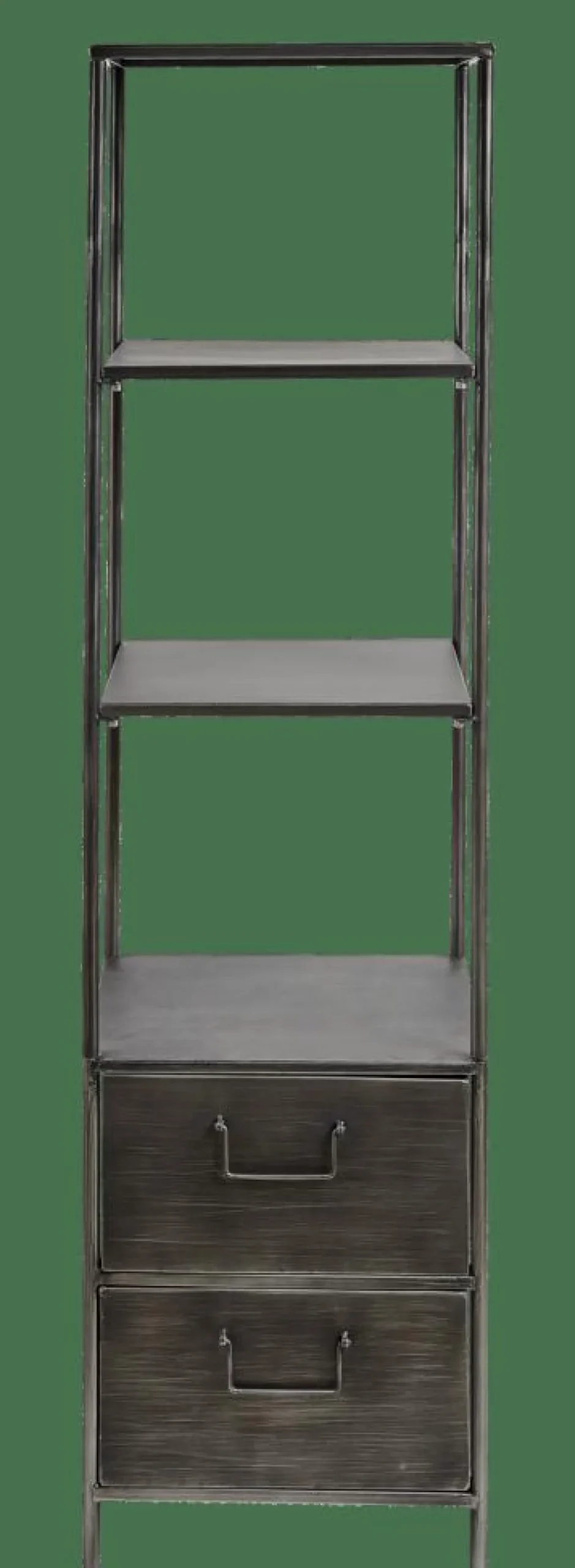 Étagères Murales^CASA PHARMA Étagère Murale Avec 2 Tiroirs Noir