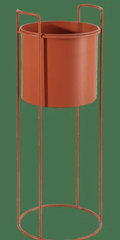 Supports Pour Plantes^CASA PLUTO Pot De Fleurs Terre Cuite